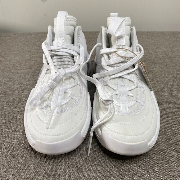 adidas Exhibit Select Mid Sneakers Women's 8.5 White Silver Metallic IE9332 NWT - Picture 2 of 12